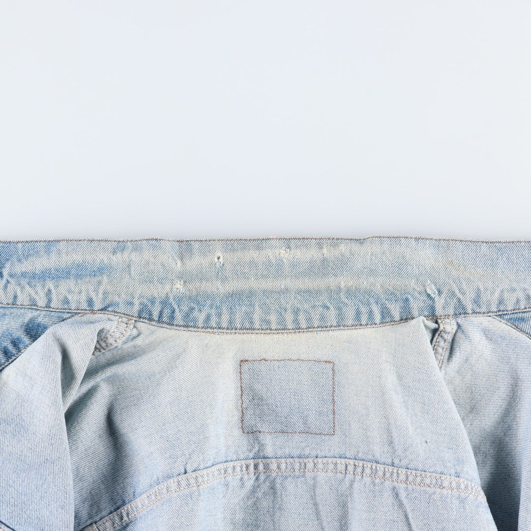 ~1990'S Levi's 75505-0212 Denim Jacket, Men's XL equivalent, Vintage cotton blue type Vintage Second Hand