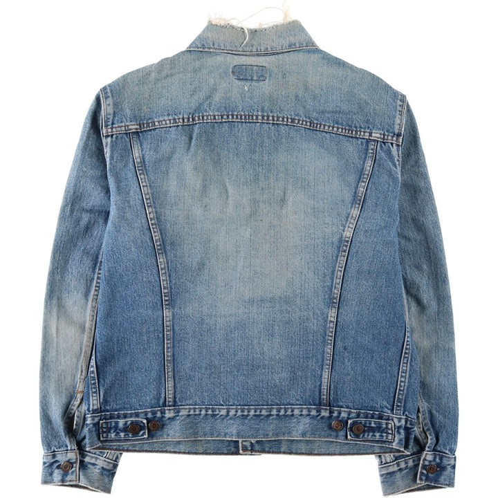 ~1980'S Levi's 75505-0217 Denim Jacket (Men's Size M, equivalent) Vintage unclear blue type Vintage Second Hand