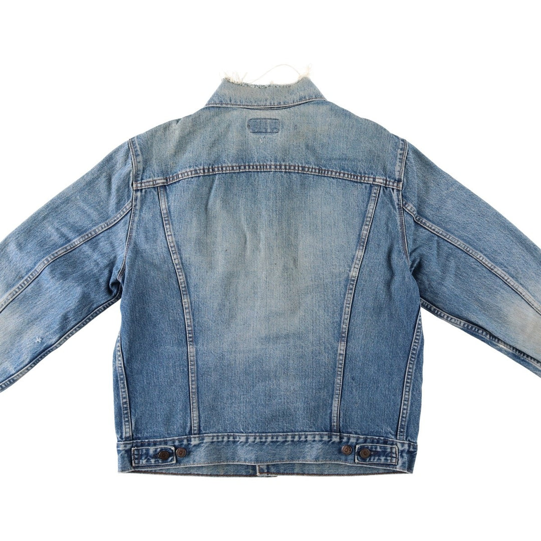 ~1980'S Levi's 75505-0217 Denim Jacket (Men's Size M, equivalent) Vintage unclear blue type Vintage Second Hand
