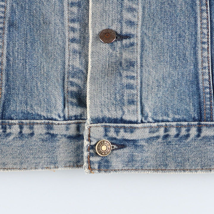 ~1980'S Levi's 75505-0217 Denim Jacket (Men's Size M, equivalent) Vintage unclear blue type Vintage Second Hand