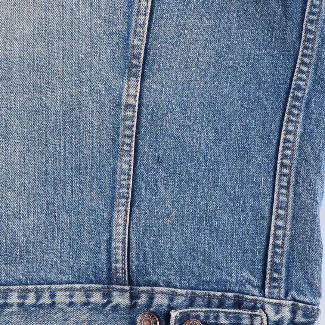 ~1980'S Levi's 75505-0217 Denim Jacket (Men's Size M, equivalent) Vintage unclear blue type Vintage Second Hand