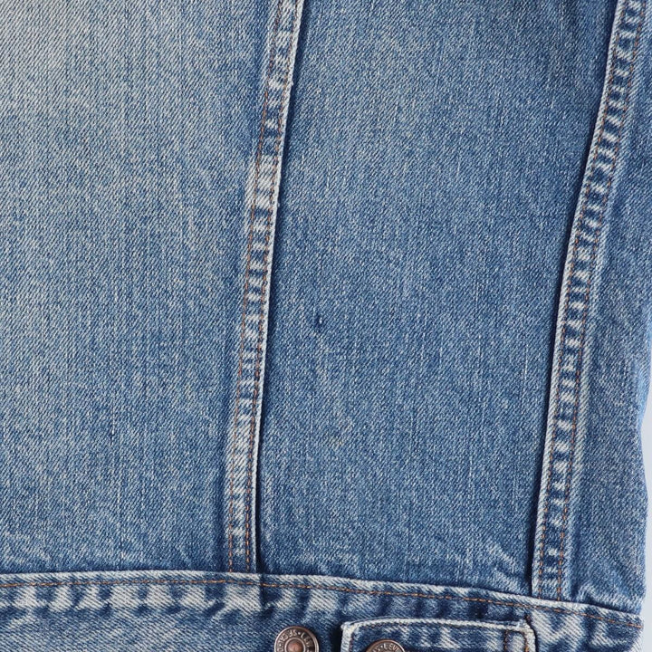 ~1980'S Levi's 75505-0217 Denim Jacket (Men's Size M, equivalent) Vintage unclear blue type Vintage Second Hand