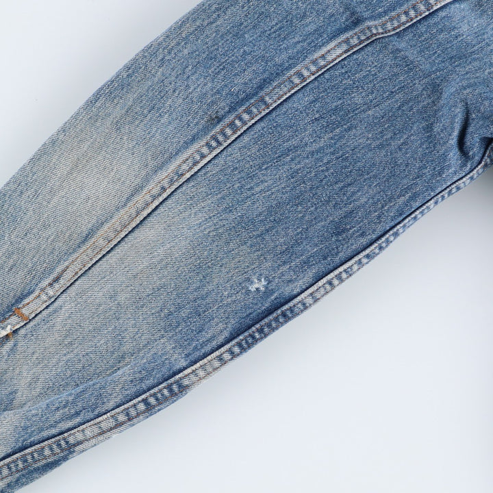 ~1980'S Levi's 75505-0217 Denim Jacket (Men's Size M, equivalent) Vintage unclear blue type Vintage Second Hand