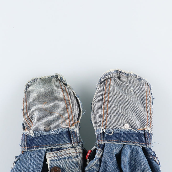 ~1980'S Levi's 75505-0217 Denim Jacket (Men's Size M, equivalent) Vintage unclear blue type Vintage Second Hand