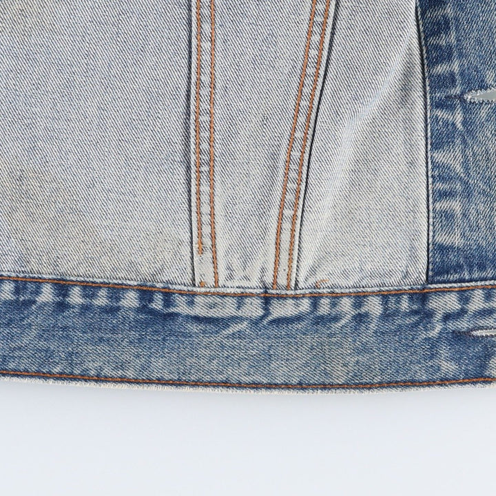 ~1980'S Levi's 75505-0217 Denim Jacket (Men's Size M, equivalent) Vintage unclear blue type Vintage Second Hand