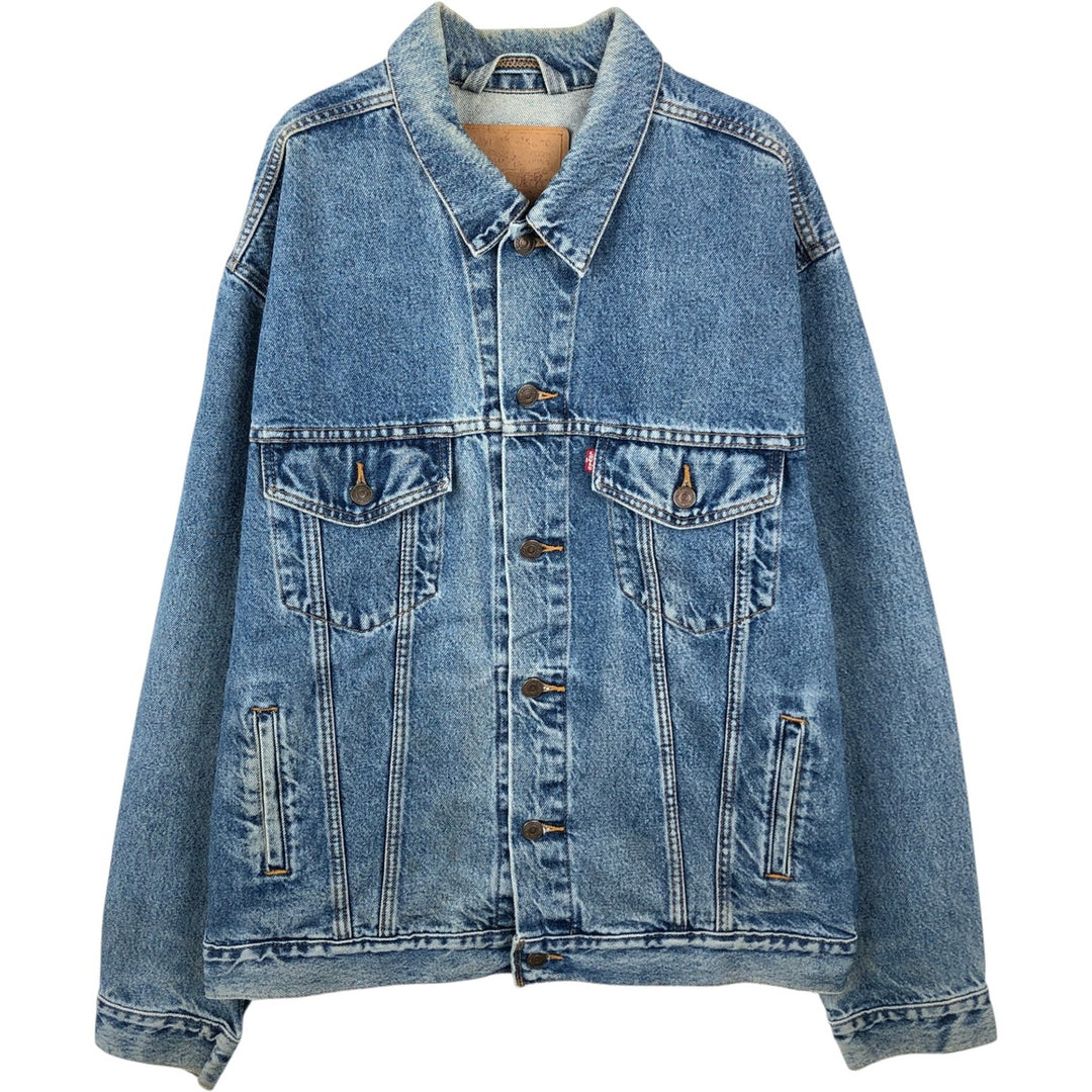 2000'S Levi's 70507-0389 Denim Jacket (G-Jean) Made in USA, Men's Size L (approx.) cotton blue type Vintage Second Hand