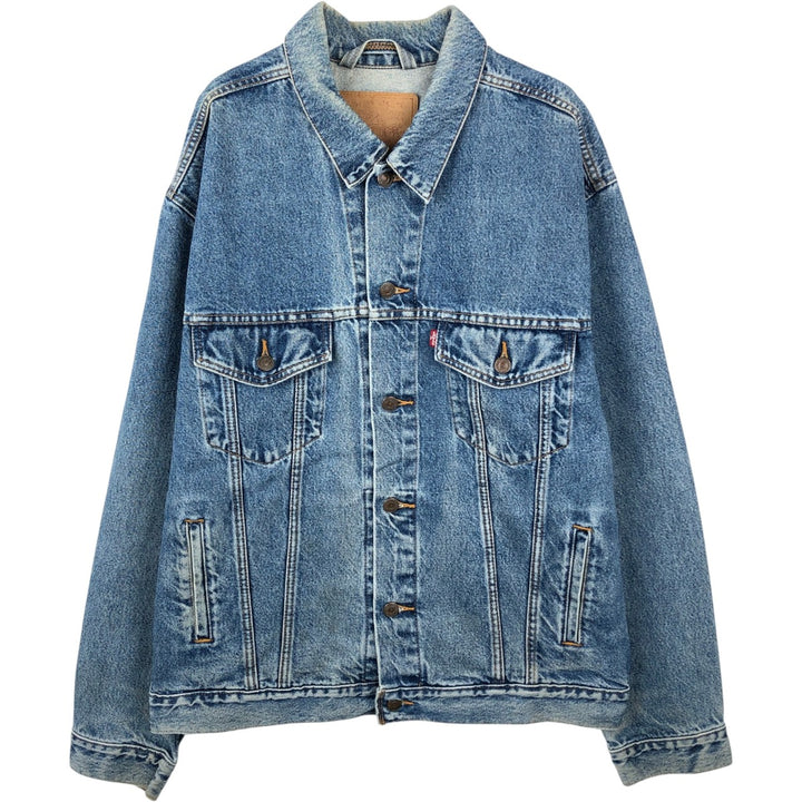 2000'S Levi's 70507-0389 Denim Jacket (G-Jean) Made in USA, Men's Size L (approx.) cotton blue type Vintage Second Hand