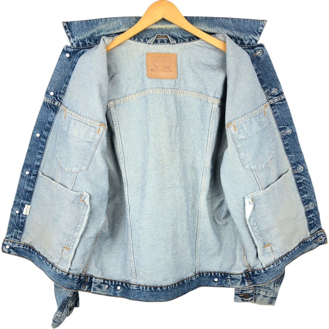 2000'S Levi's 70507-0389 Denim Jacket (G-Jean) Made in USA, Men's Size L (approx.) cotton blue type Vintage Second Hand