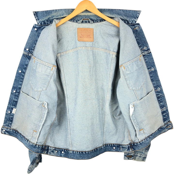 2000'S Levi's 70507-0389 Denim Jacket (G-Jean) Made in USA, Men's Size L (approx.) cotton blue type Vintage Second Hand
