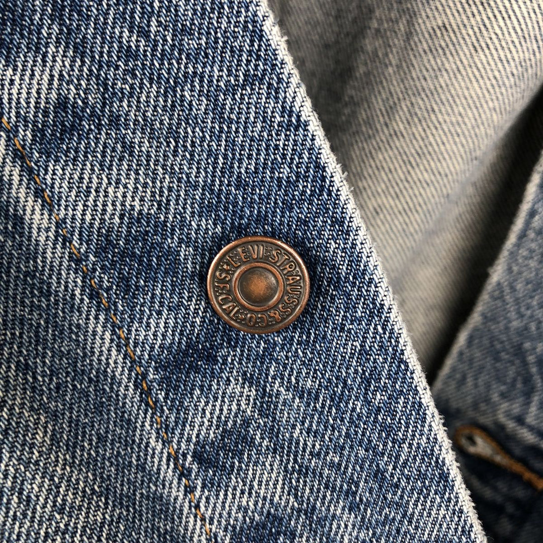 2000'S Levi's 70507-0389 Denim Jacket (G-Jean) Made in USA, Men's Size L (approx.) cotton blue type Vintage Second Hand