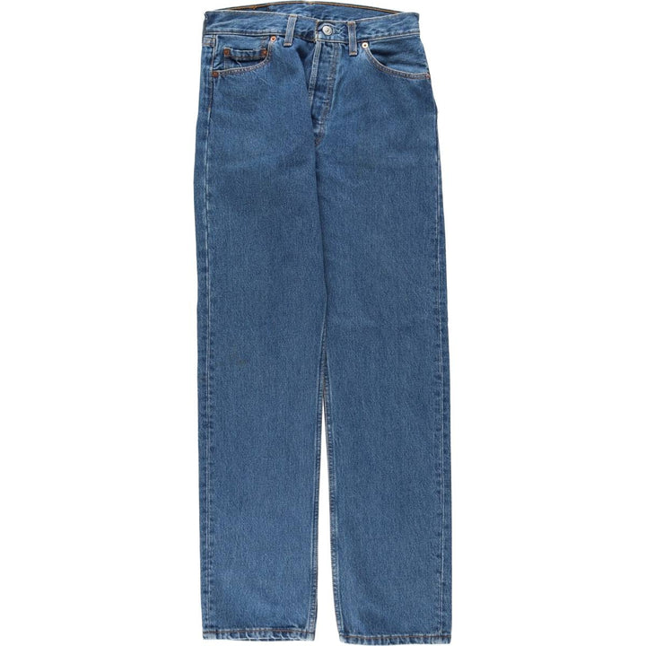 Levi's 501 Euro Model Straight Denim Pants, Made in England, Women's Size L (W29) cotton blue type Vintage Second Hand