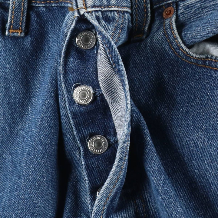 Levi's 501 Euro Model Straight Denim Pants, Made in England, Women's Size L (W29) cotton blue type Vintage Second Hand