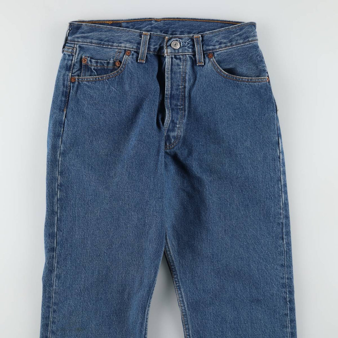 Levi's 501 Euro Model Straight Denim Pants, Made in England, Women's Size L (W29) cotton blue type Vintage Second Hand
