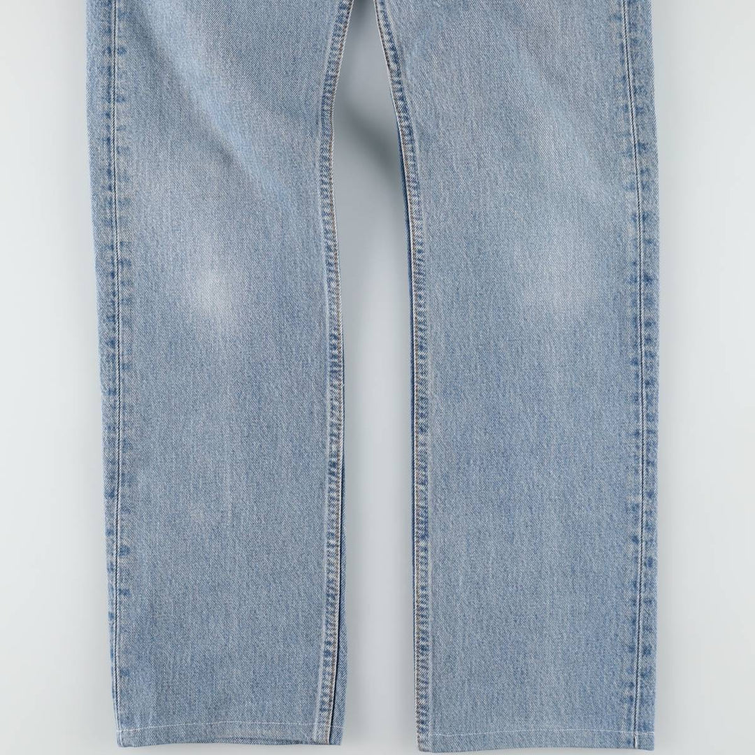 90'S Levi's 501-0193 Straight Denim Pants, Made in USA, Women's Size L (W28), Vintage cotton blue type Vintage Second Hand