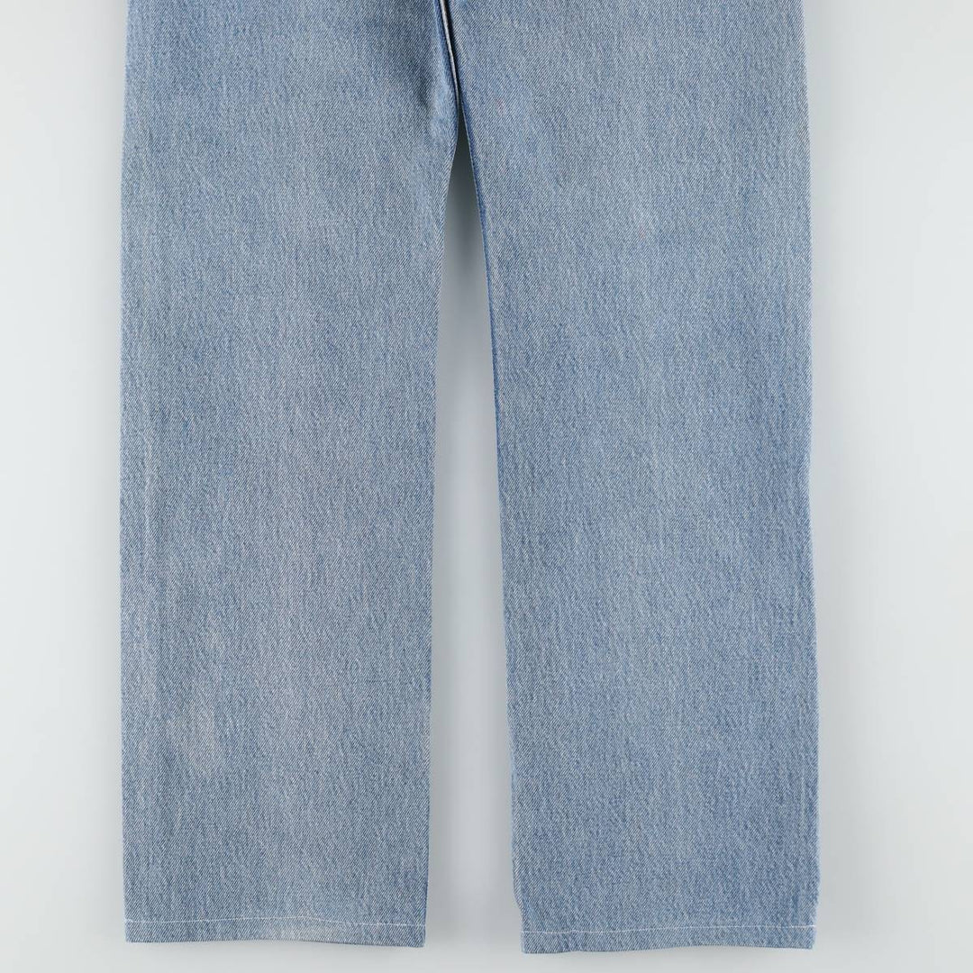 90'S Levi's 501-0193 Straight Denim Pants, Made in USA, Women's Size L (W28), Vintage cotton blue type Vintage Second Hand