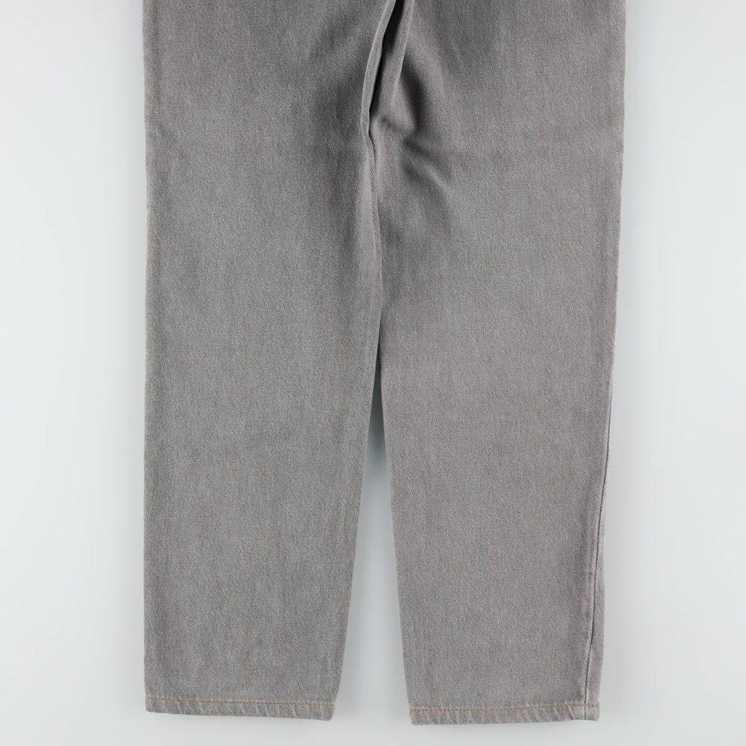 1990'S Levi's 17501-5958 Straight Denim Pants, Made in USA, Women's Size M (W26 equivalent), Vintage cotton gray type Vintage Second Hand