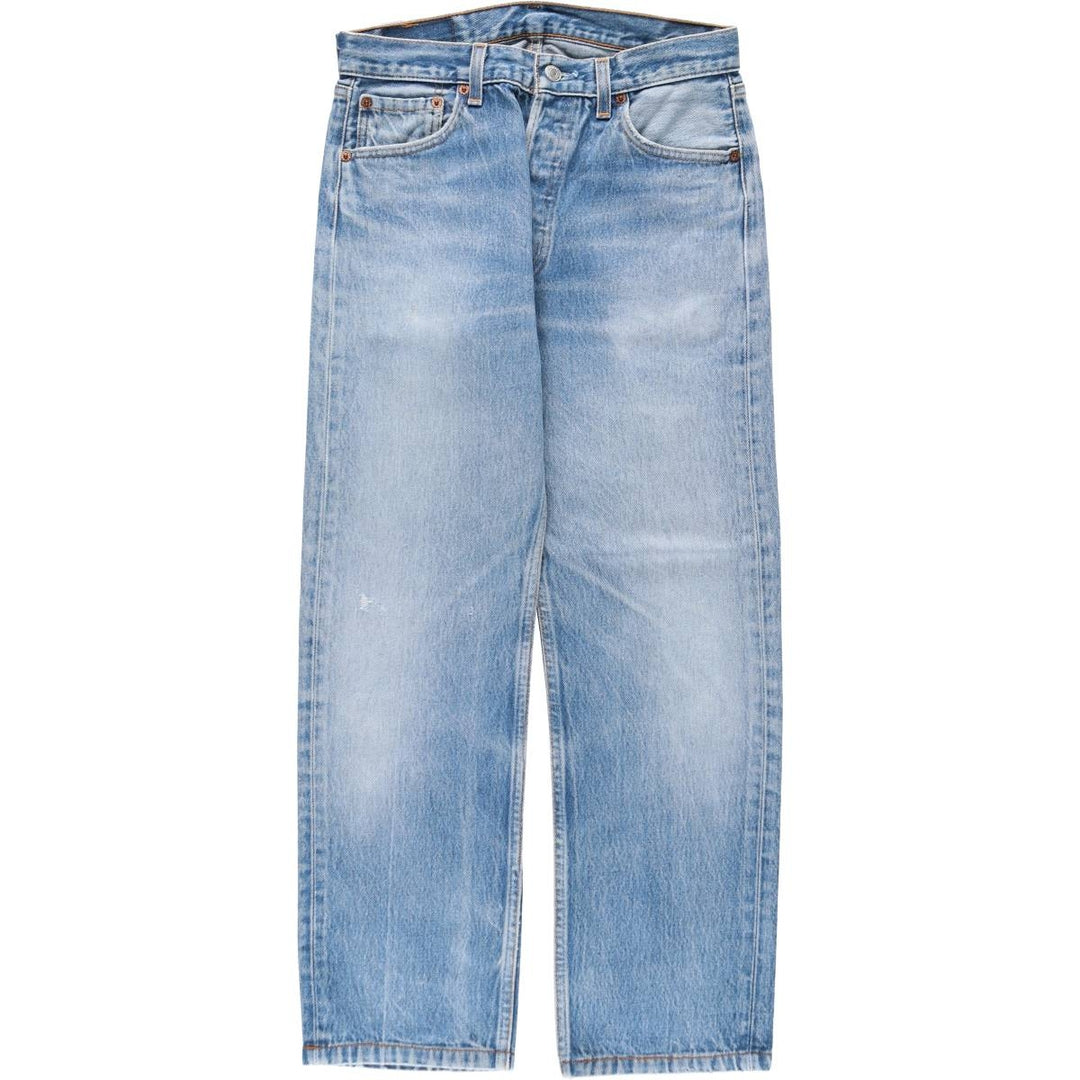 1990'S Levi's 501-0000 Straight Denim Pants, Made in USA, Women's Size L (equivalent to W30), Vintage cotton blue type Vintage Second Hand