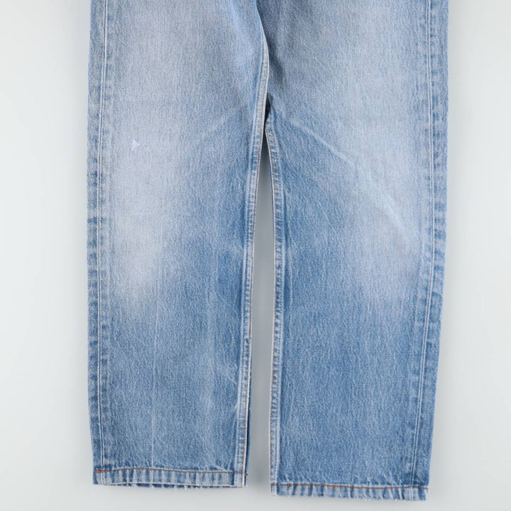 1990'S Levi's 501-0000 Straight Denim Pants, Made in USA, Women's Size L (equivalent to W30), Vintage cotton blue type Vintage Second Hand