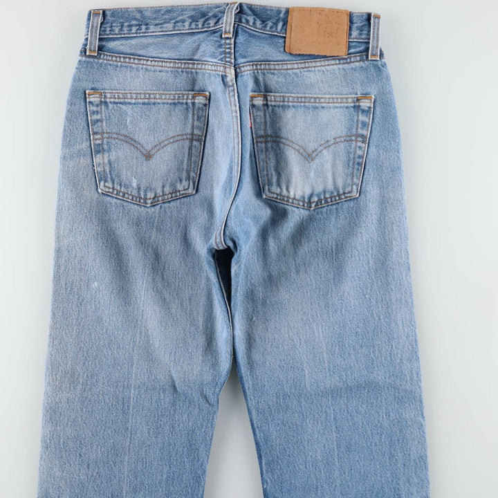 1990'S Levi's 501-0000 Straight Denim Pants, Made in USA, Women's Size L (equivalent to W30), Vintage cotton blue type Vintage Second Hand