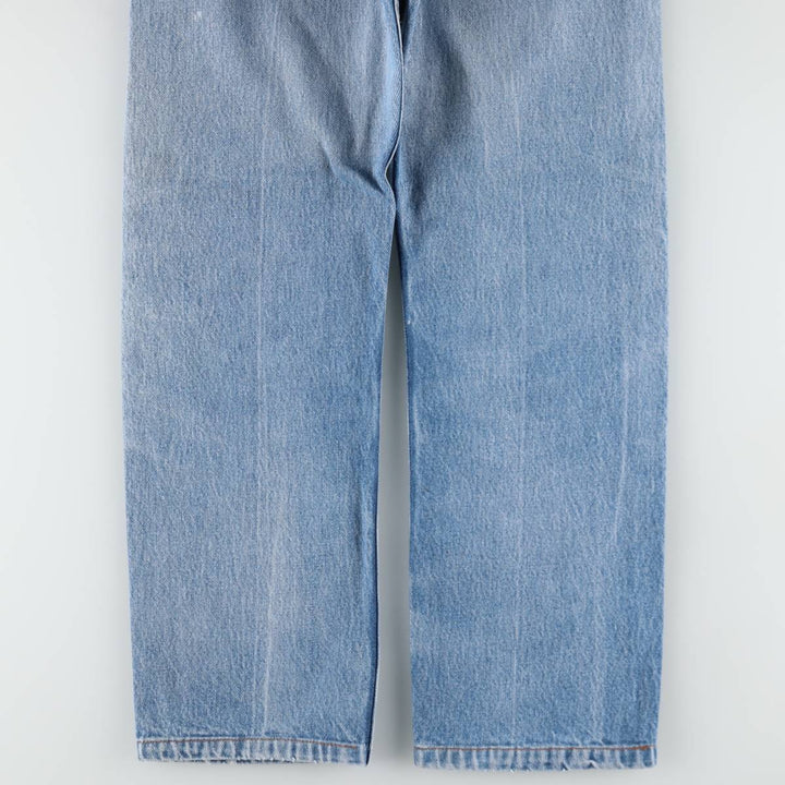 1990'S Levi's 501-0000 Straight Denim Pants, Made in USA, Women's Size L (equivalent to W30), Vintage cotton blue type Vintage Second Hand
