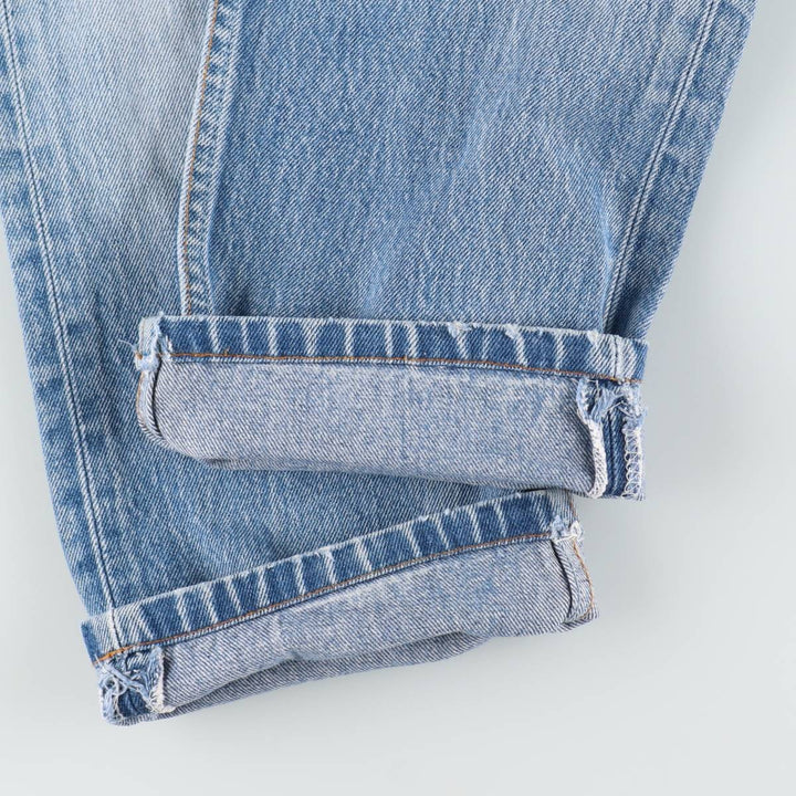 1990'S Levi's 501-0000 Straight Denim Pants, Made in USA, Women's Size L (equivalent to W30), Vintage cotton blue type Vintage Second Hand