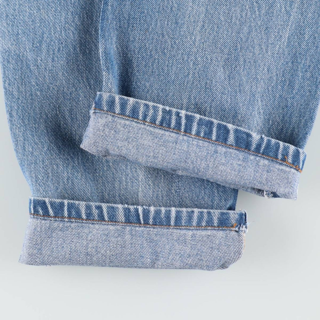 1990'S Levi's 501-0000 Straight Denim Pants, Made in USA, Women's Size L (equivalent to W30), Vintage cotton blue type Vintage Second Hand