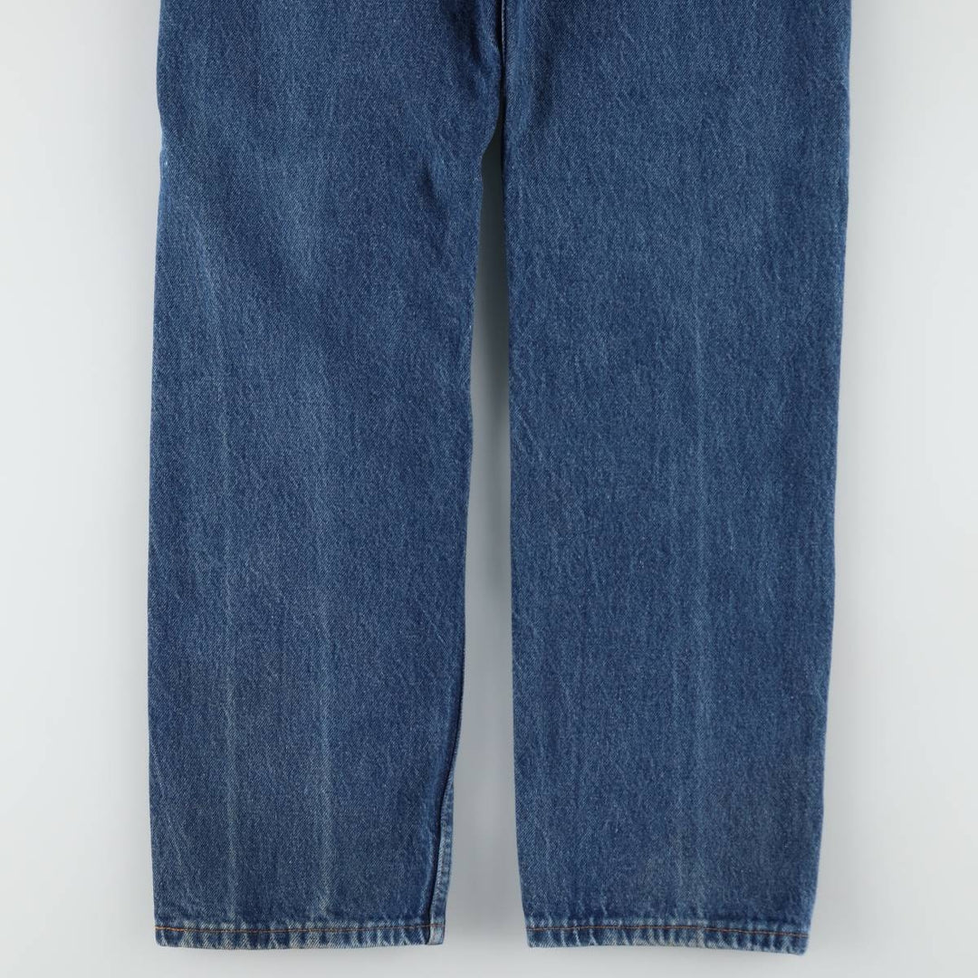 1980'S Levi's 501-0115 Straight Denim Pants, Made in USA, Women's Size L (equivalent to W28), Vintage cotton blue type Vintage Second Hand