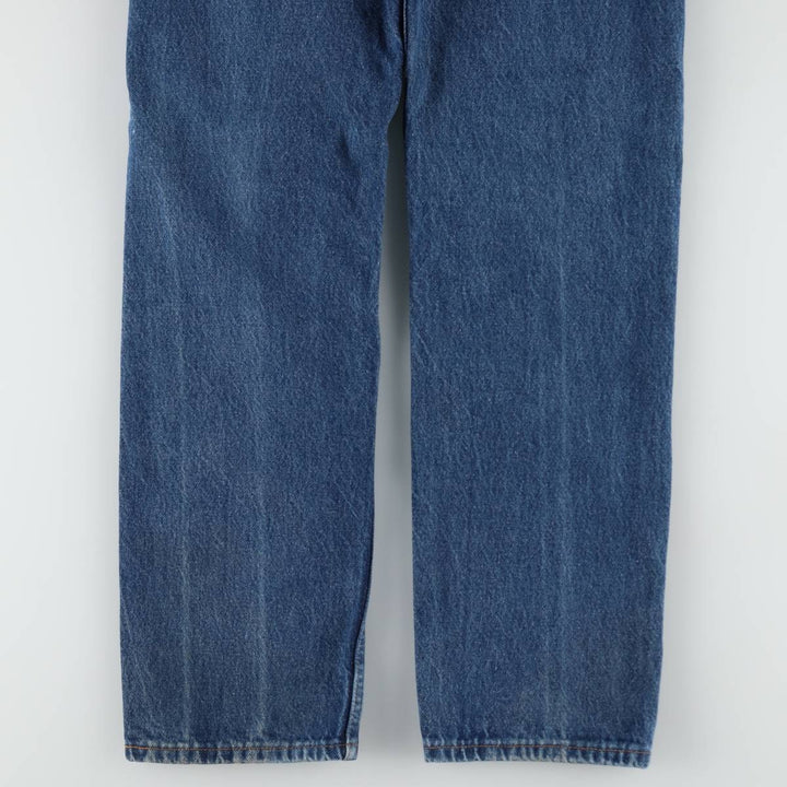 1980'S Levi's 501-0115 Straight Denim Pants, Made in USA, Women's Size L (equivalent to W28), Vintage cotton blue type Vintage Second Hand