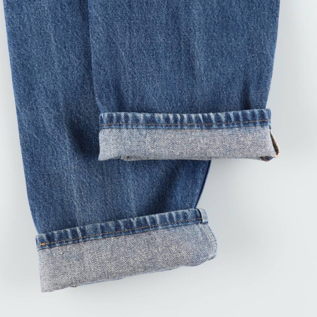 1980'S Levi's 501-0115 Straight Denim Pants, Made in USA, Women's Size L (equivalent to W28), Vintage cotton blue type Vintage Second Hand