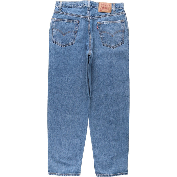 Levi's 550 Relaxed Fit Tapered Denim Pants, Made in Canada, Men's W35 (approx.) cotton blue type Vintage Second Hand