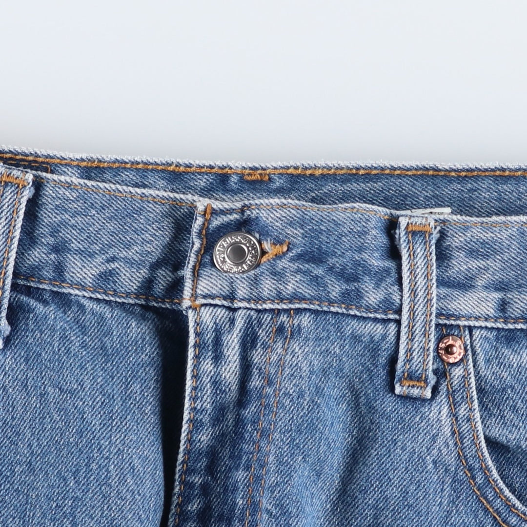 Levi's 550 Relaxed Fit Tapered Denim Pants, Made in Canada, Men's W35 (approx.) cotton blue type Vintage Second Hand