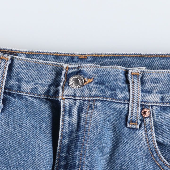 Levi's 550 Relaxed Fit Tapered Denim Pants, Made in Canada, Men's W35 (approx.) cotton blue type Vintage Second Hand
