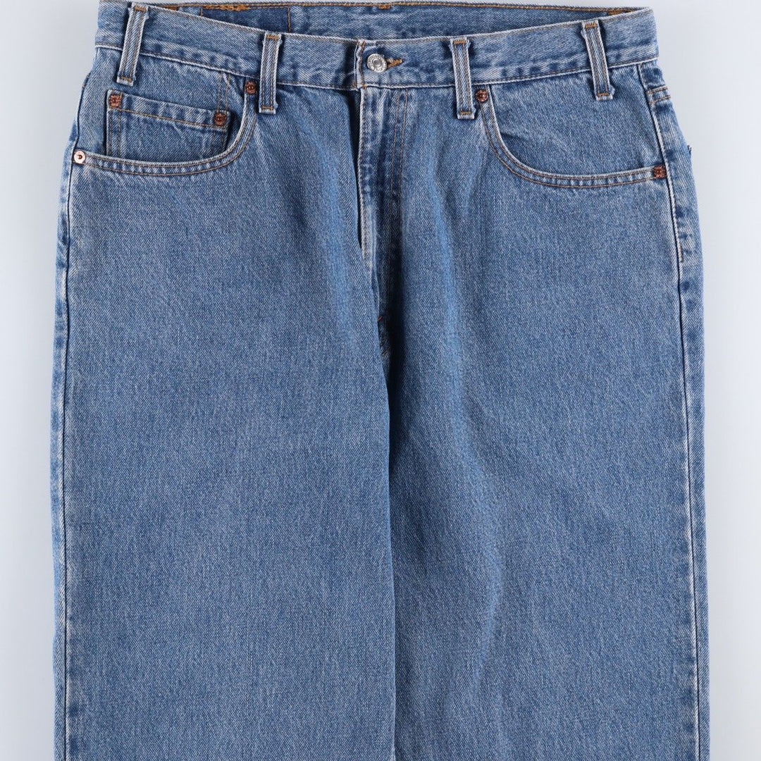 Levi's 550 Relaxed Fit Tapered Denim Pants, Made in Canada, Men's W35 (approx.) cotton blue type Vintage Second Hand