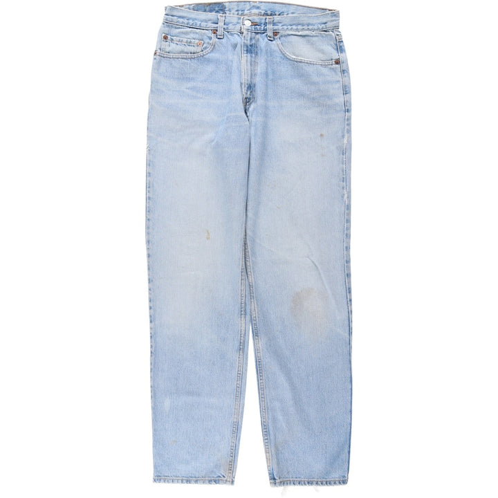 00'S Levi's 550 Relaxed Fit Tapered Denim Pants Men's W33 cotton blue type Vintage Second Hand