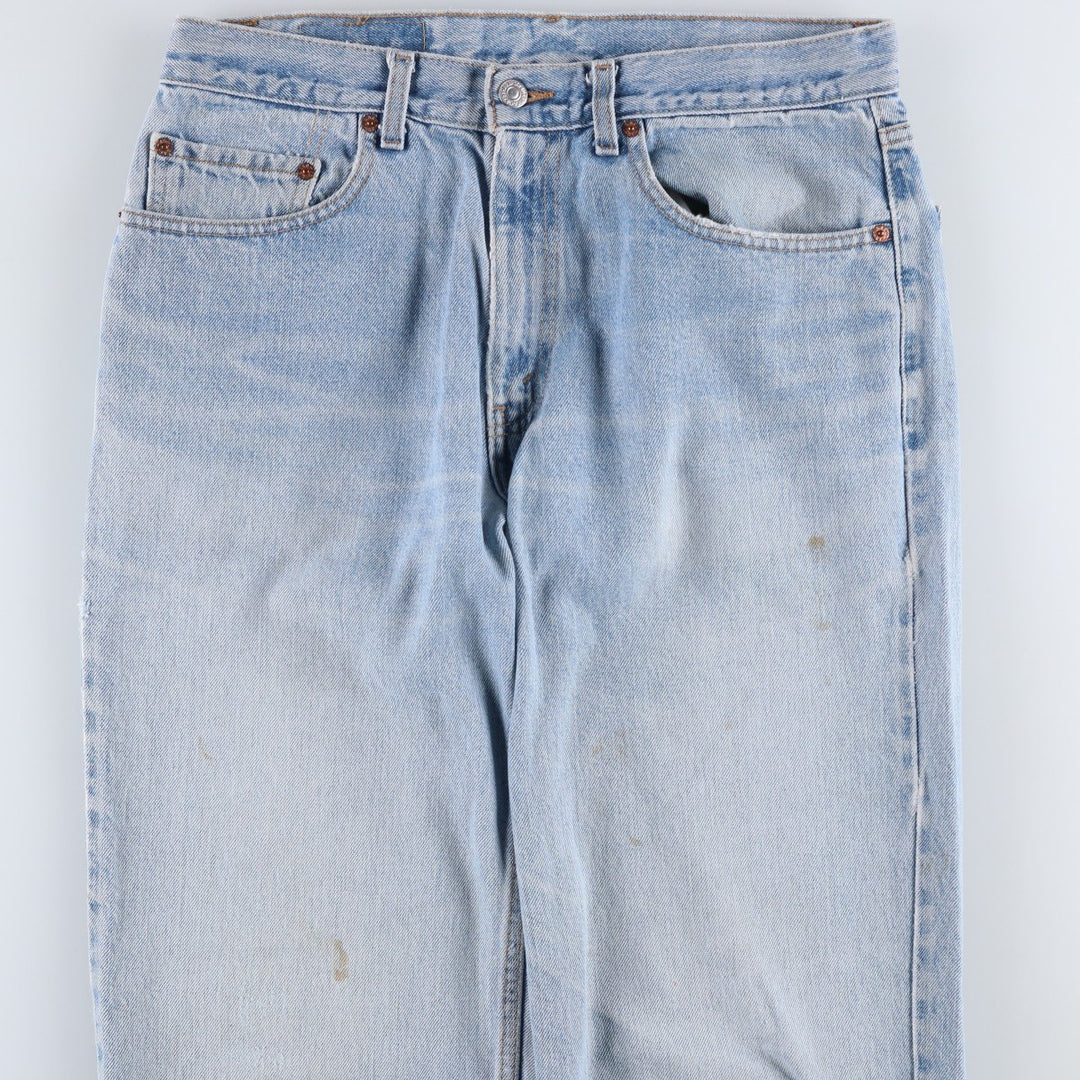 00'S Levi's 550 Relaxed Fit Tapered Denim Pants Men's W33 cotton blue type Vintage Second Hand