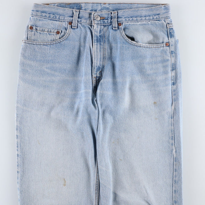 00'S Levi's 550 Relaxed Fit Tapered Denim Pants Men's W33 cotton blue type Vintage Second Hand