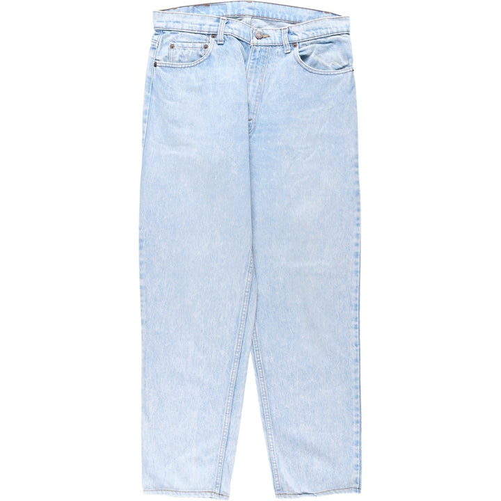 ~90'S Levi's 550 Tapered Denim Pants, Made in USA, Men's W34 (approx.), Vintage cotton blue type Vintage Second Hand