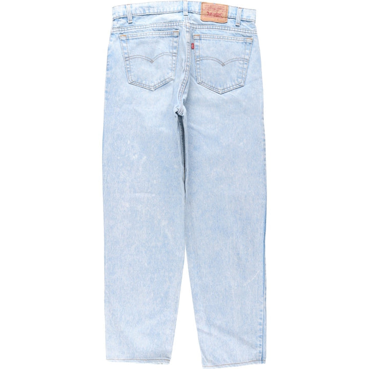 ~90'S Levi's 550 Tapered Denim Pants, Made in USA, Men's W34 (approx.), Vintage cotton blue type Vintage Second Hand