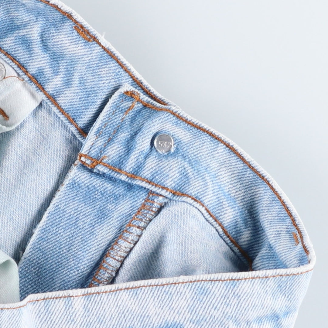 ~90'S Levi's 550 Tapered Denim Pants, Made in USA, Men's W34 (approx.), Vintage cotton blue type Vintage Second Hand