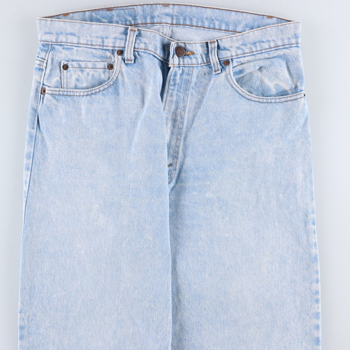 ~90'S Levi's 550 Tapered Denim Pants, Made in USA, Men's W34 (approx.), Vintage cotton blue type Vintage Second Hand