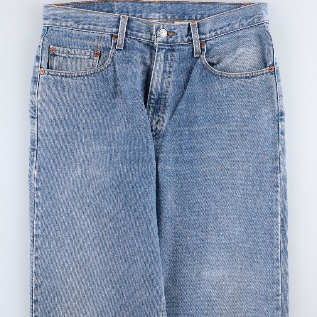 00'S Levi's 550 Relaxed Fit Tapered Denim Pants Men's W34 cotton blue type Vintage Second Hand