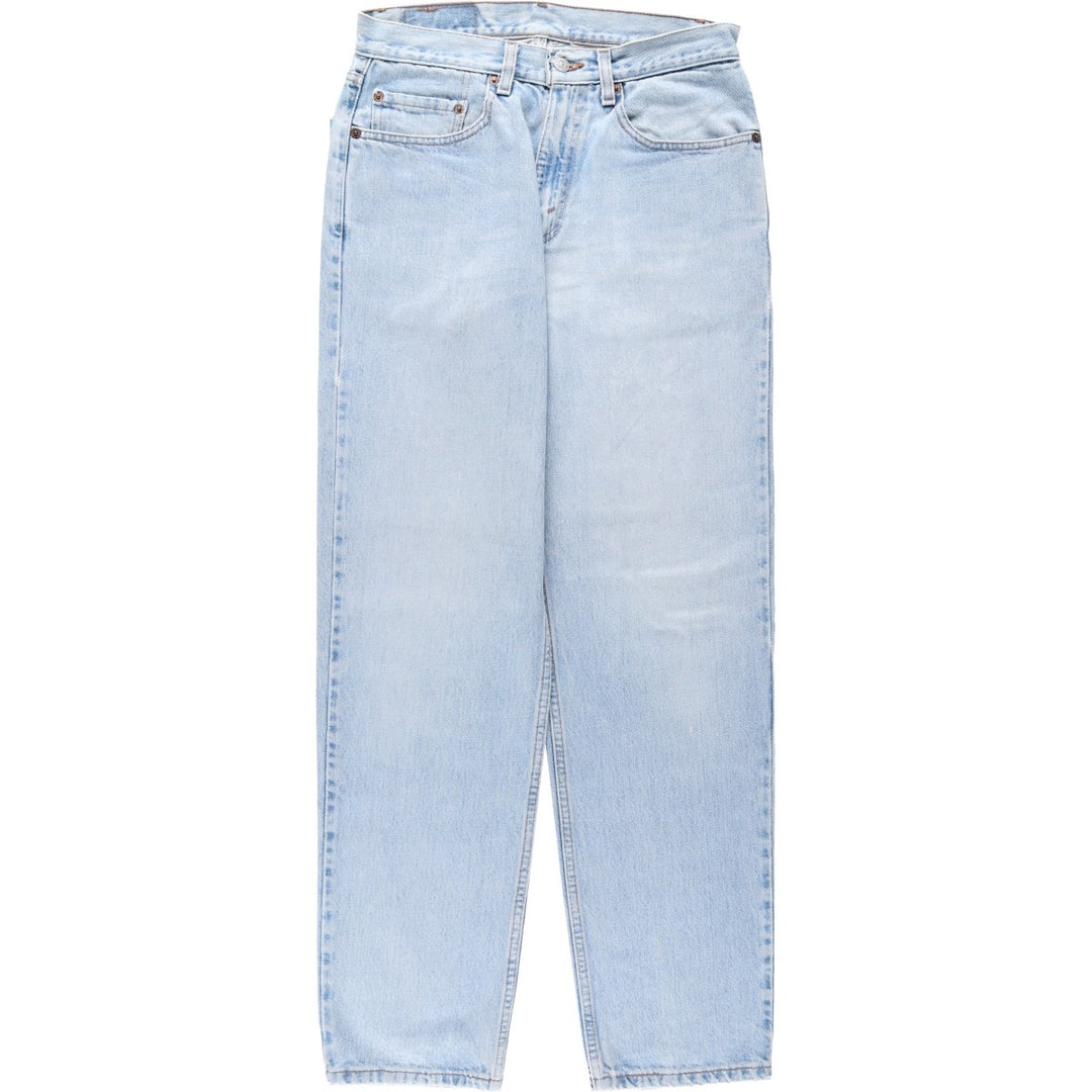 00'S Levi's 550 Relaxed Fit Tapered Denim Pants for Men, W31 cotton blue type Vintage Second Hand