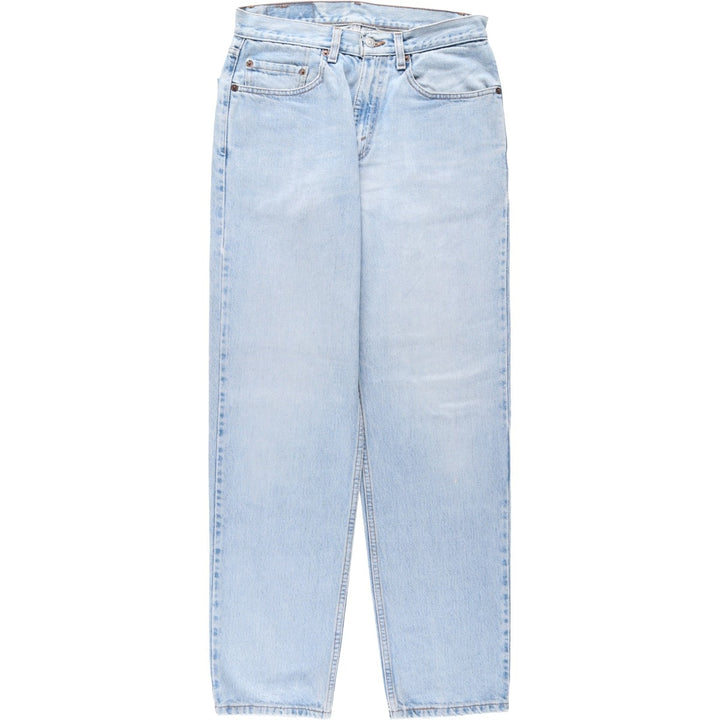 00'S Levi's 550 Relaxed Fit Tapered Denim Pants for Men, W31 cotton blue type Vintage Second Hand