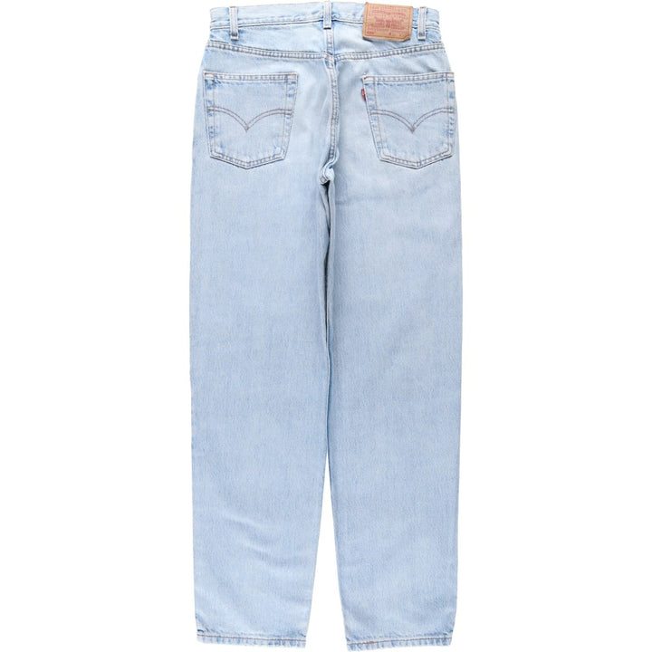00'S Levi's 550 Relaxed Fit Tapered Denim Pants for Men, W31 cotton blue type Vintage Second Hand