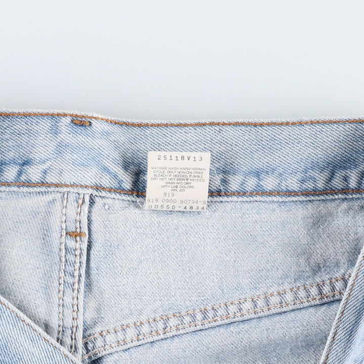 00'S Levi's 550 Relaxed Fit Tapered Denim Pants for Men, W31 cotton blue type Vintage Second Hand