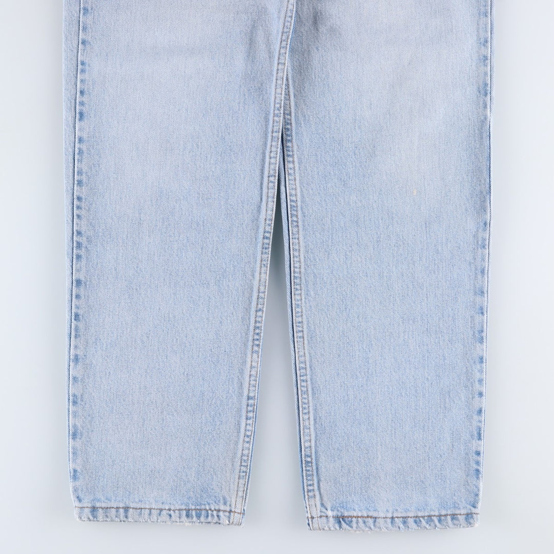 00'S Levi's 550 Relaxed Fit Tapered Denim Pants for Men, W31 cotton blue type Vintage Second Hand