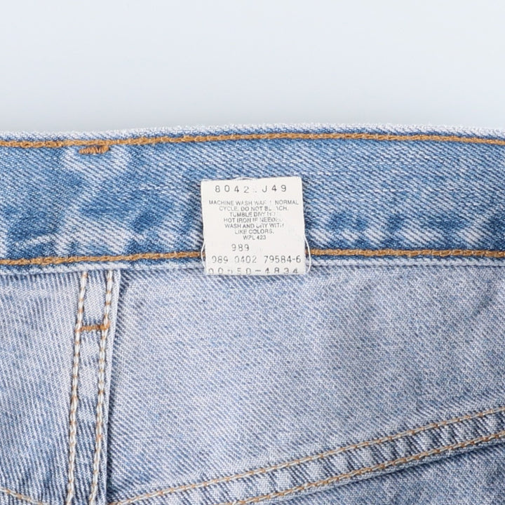00'S Levi's 550 Relaxed Fit Tapered Denim Pants Men's W34 cotton blue type Vintage Second Hand