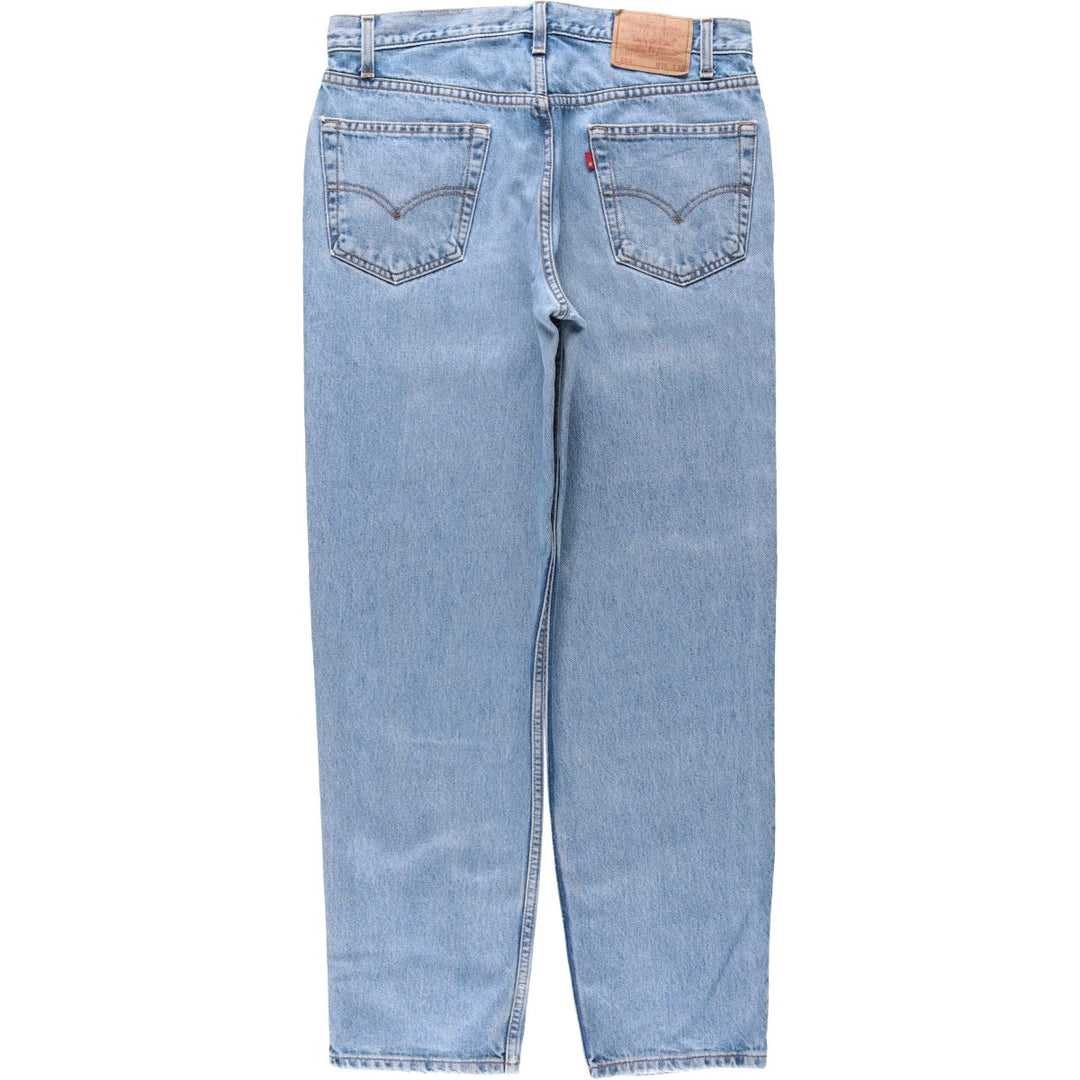 1990'S Levi's 550-4891 Relaxed Fit Tapered Denim Pants, Men's W35 (approx.), Vintage cotton blue type Vintage Second Hand