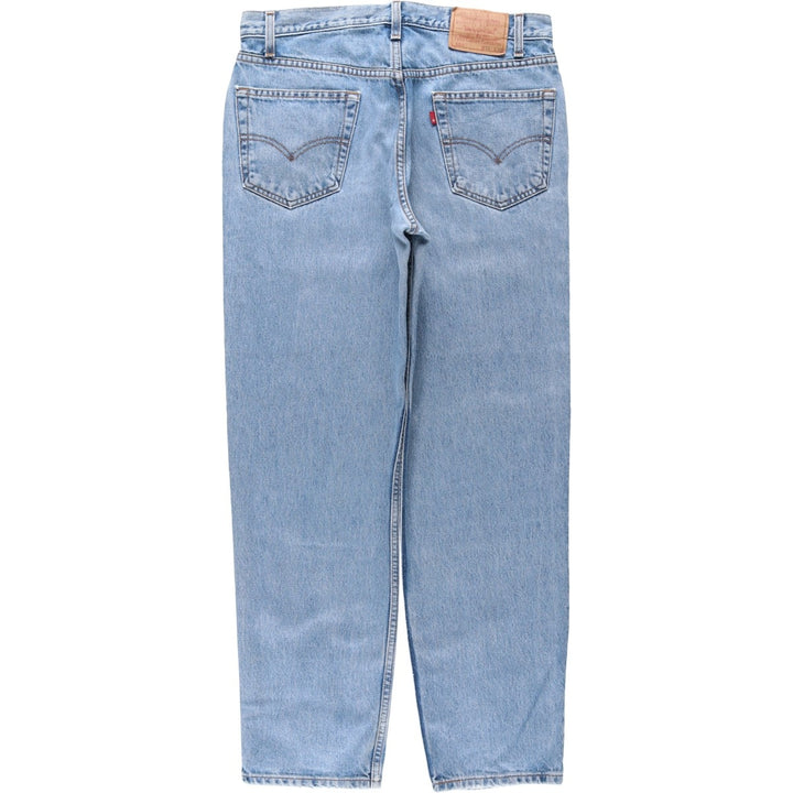 1990'S Levi's 550-4891 Relaxed Fit Tapered Denim Pants, Men's W35 (approx.), Vintage cotton blue type Vintage Second Hand