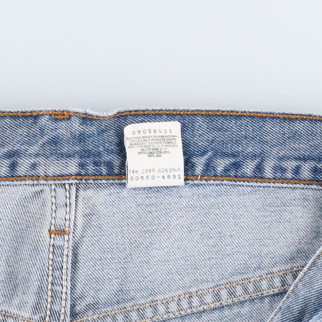 1990'S Levi's 550-4891 Relaxed Fit Tapered Denim Pants, Men's W35 (approx.), Vintage cotton blue type Vintage Second Hand